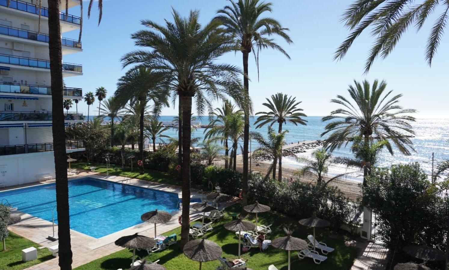 Skol 420C Fantastico 1 Dormitorio Primera Linea De Playa Marbella Zewnętrze zdjęcie